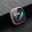 Pink Frosted PC + Tempered Glass Case for Fitbit Versa 3/Sense - 2