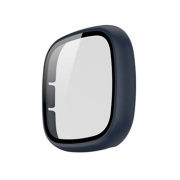 Fitbit Versa 3 & Sense Midnight Blue Frosted PC Case + Glass - 1