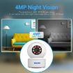 ESCAM QF005 4MP WiFi Indoor Camera, Motion/Night Vision, UK Plug - 3