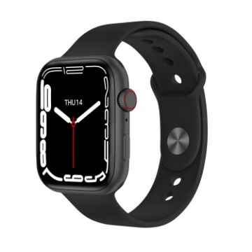 i7 Pro+ Smart Watch, 1.75" TFT Screen, BP & Sleep Monitoring, Black - 1