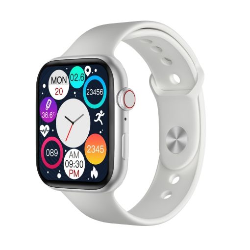i7 Pro+ Smart Watch 1.75" White, Blood Pressure & Sleep Monitor - 1