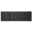 B089 Black Bluetooth Foldable Keyboard with Numeric Keypad - 1
