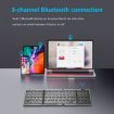 B089 Black Bluetooth Foldable Keyboard with Numeric Keypad - 4
