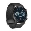 SK7Plus Smart Watch, 1.28" IPS, Steel Strap, Bluetooth Call, Black - 1