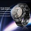 V16 Smart Watch, 1.46" Screen, Bluetooth Call, Heart Rate, Silver - 6