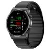P70 Smart Watch, 1.3" Color Screen, Blood Pressure/ECG, Black - 1