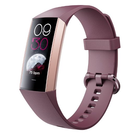 C80 Wine Red Waterproof Smart Bracelet Fitness Tracker IP67 - 1