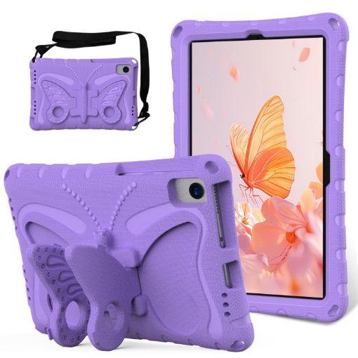 Galaxy Tab A7 10.4 T509 EVA Shockproof Butterfly Case (Light Purple) - 1