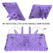 Galaxy Tab A7 10.4 T509 EVA Shockproof Butterfly Case (Light Purple) - 4
