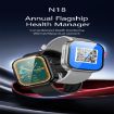 N18 2.01" Silver Smart Watch with Bluetooth Call & Health Monitoring - 3