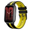 Amazfit Active 20mm Black+Yellow Sports Silicone Watch Band - 1
