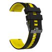 Amazfit Active 20mm Black+Yellow Sports Silicone Watch Band - 2