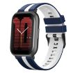 Amazfit Active 20mm Sports Silicone Watch Band - Blue/White - 1
