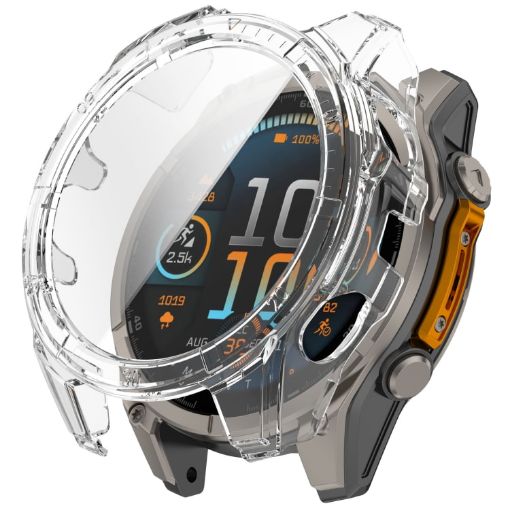 Garmin Fenix 8 AMOLED 47mm Transparent PC Case & Glass Film - 1