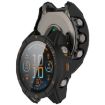 Garmin Fenix 8 AMOLED 43mm Tempered Glass PC Case (Black Orange) - 3