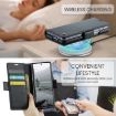 Samsung Galaxy Z Fold7 Litchi Texture RFID Leather Case (Black) - 4