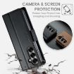 Samsung Galaxy Z Fold7 Litchi Texture RFID Leather Case (Black) - 6