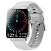 KS03 Pro Smart Watch, 1.96" Color Screen, Bluetooth Call, Silver White - 1
