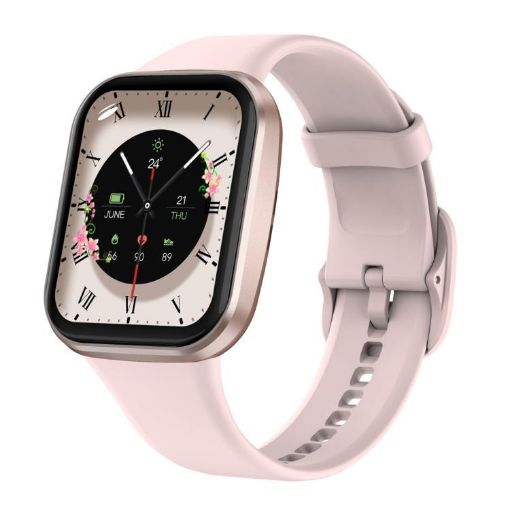 Q23 Pro 1.83" IP68 Waterproof Bluetooth Call Smart Watch, Pink - 1