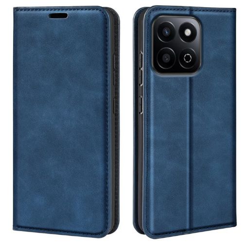 For Honor 200 Smart Retro-skin Leather Phone Case (Dark Blue) - 1
