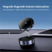 F1 Silver Magnetic Car Phone Holder - Strong Suction Mount Stand - 6