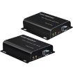 Dual Fiber LC Interface KVM HDMI Fiber Optic Extender US Plug - 1