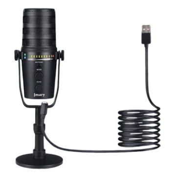 JMARY MC-PW12 USB Desktop Microphone 360 Rotating Design - 1
