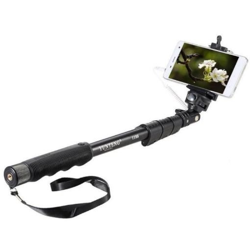 YUNTENG 1188 Wired Selfie Stick Monopod with 3.5mm Jack - 1