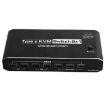 K9 2 In 1 HDMI Dual Display Adapter for Mac USB C KVM Switch - 1