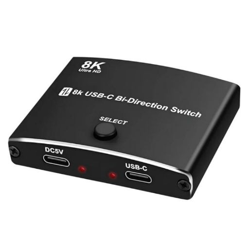 U8K1 100W Fast Charge USB C Switcher, 40Gbps 8K Video Output - 1