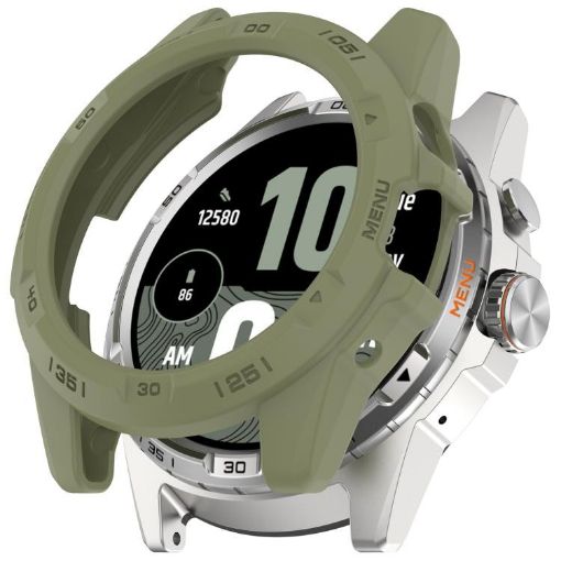Ticwatch Atlas Green Armored TPU Half Coverage Protective Case - 1