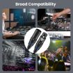 JUNSUNMAY 1.8m 4 Pin XLR Male to Female Headphone Adapter Cable - 5