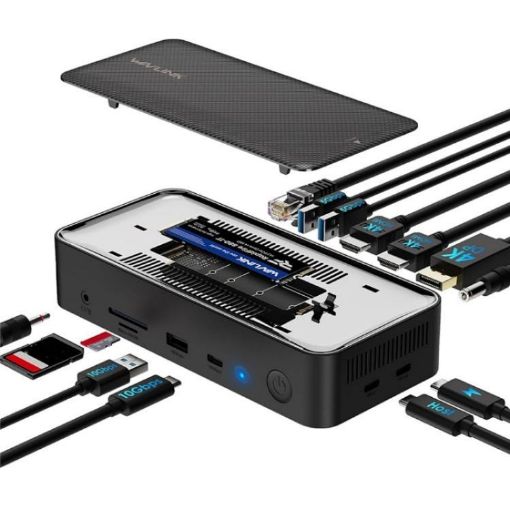 WAVLINK UMD23M 13-in-1 USB-C Hub 10Gbps SSD Enclosure (UK Plug) - 1