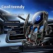 Silver SD02 15W Universal Car Phone Holder with Ambient Light - 2