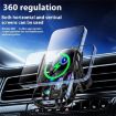 Silver SD02 15W Universal Car Phone Holder with Ambient Light - 5