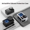 DJI Action 5/4/3 Silicone Shockproof Case with Lens Cap (Black) - 4