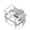 DJI Action 5 Pro/4/3 Gray White Silicone Shockproof Case Cover - 1