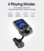 T43 Car Bluetooth MP3 Player with QC3.0 & Large Color Screen - 6