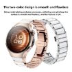 Huawei Watch 5 42mm Ceramic Metal Band, Butterfly Buckle, Rose White - 4