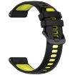 Garmin Forerunner 970 Two-Color Silicone Watch Band (Black+Lime) - 2