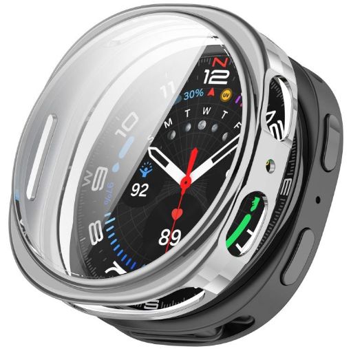 Samsung Galaxy Watch 8 40mm Silver TPU Protective Case - 1