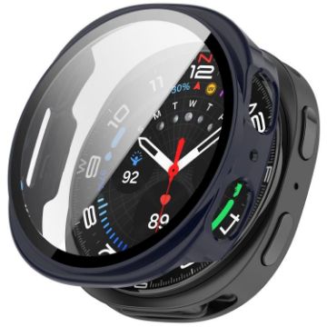 Galaxy Watch 8 40mm Tempered Film PC Case - Ink Blue - 1