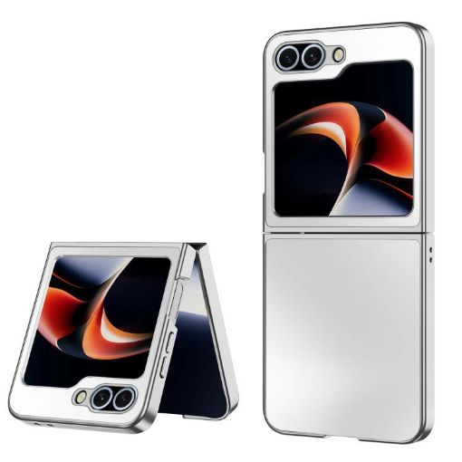 Samsung Galaxy Z Flip7 5G Frosted Shockproof Case (Silver) - 1