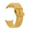 Samsung Galaxy Watch 8 Wavy Grain Yellow Silicone Band 40/44mm - 3