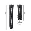 Huawei Watch 5 46mm Dark Blue Corrugated Silicone Band - 5