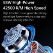 Portable 50W D16 Car PC Keyboard Wireless Dust Blower 42500RPM - 4