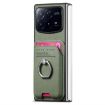 Xiaomi Mix Fold 4 Green Twill Fabric Magnetic Phone Case - 2