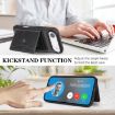 iPhone 17 Air Kalebol Leather MagSafe Case with Card Holder (Black) - 5