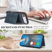 iPhone 17 Air MagSafe Leather Case with Card Bag (Blue) - 5