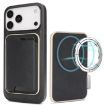 iPhone 17 Pro Kalebol MagSafe Leather Card Case (Black) - 1